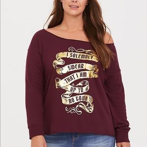 Torrid Harry Potter Off Shoulder Shirt